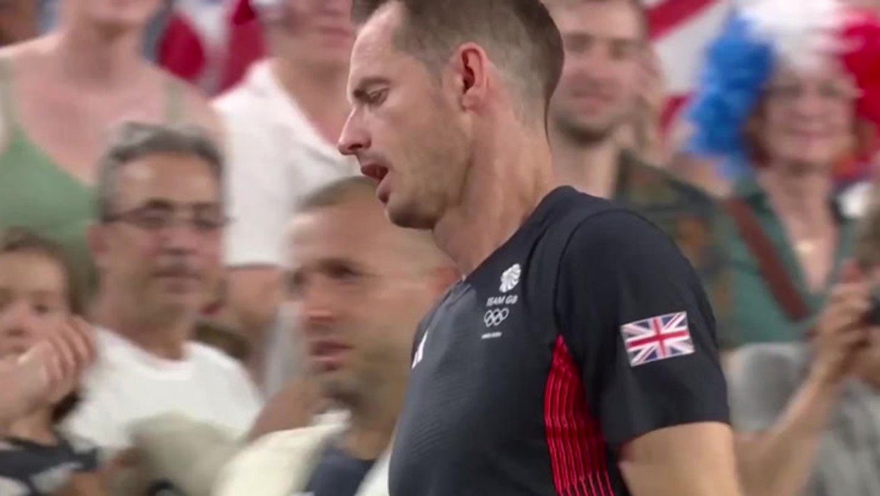 Andy Murray fights back tears in final farewell to fans after Olympic doubles defeat