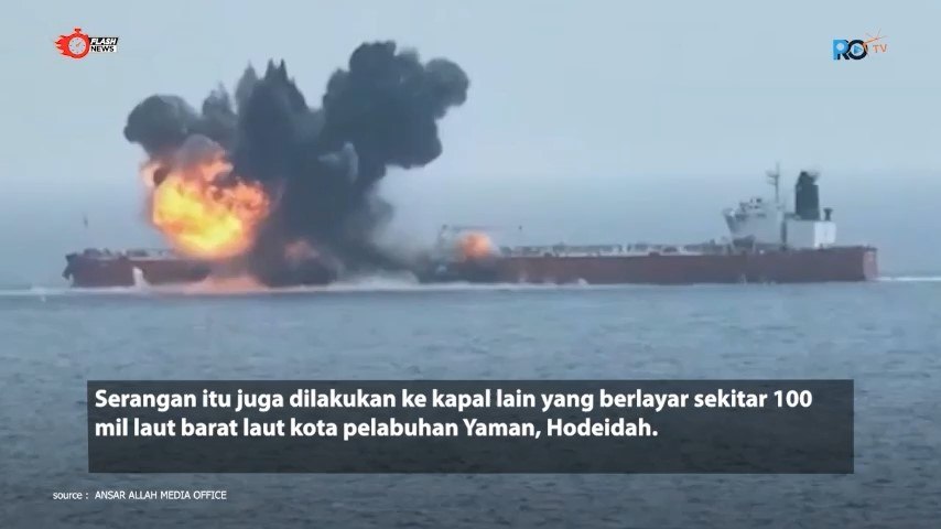 Kelompok Houthi Serang Wilayah Laut Merah