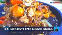 Nikmati Lezatnya Ayam Gongso Ngebul Disajikan di Loyang Panas