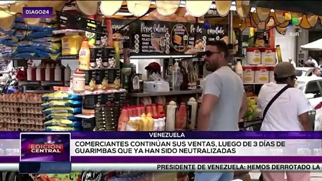 Venezolanos en paz tras acciones violentas de la extrema derecha
