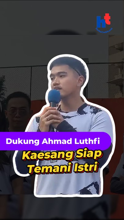 Dukung Ahmad Luthfi, Kaesang Siap Temani Istri