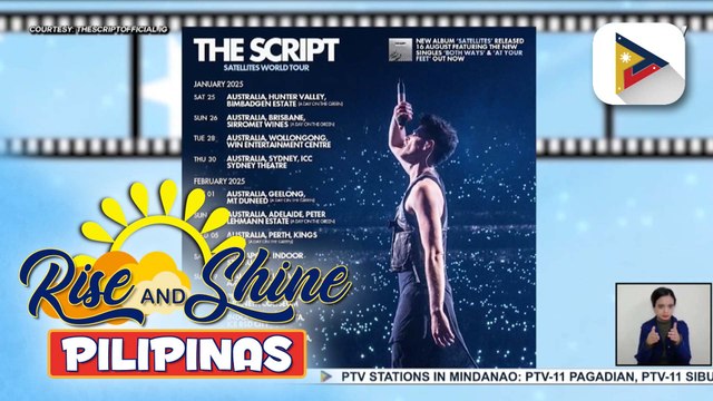 TALK BIZ | Irish rock band na The Script magbabalik-Pilipinas para sa kanilang Satellites World Tour