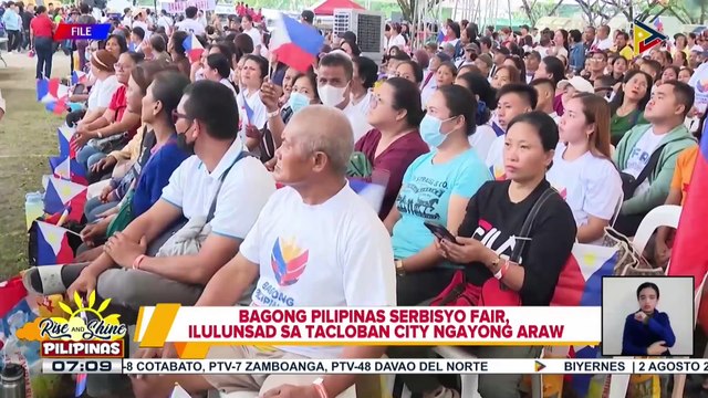 Bagong Pilipinas Serbisyo Fair, ilulunsad sa Tacloban City ngayong araw