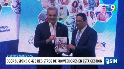 DGCP suspende registros de proveedores | Emisión Estelar SIN