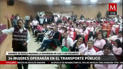 El gobierno del Edomex otorgó constancias de operadoras de transporte público a 34 mujeres