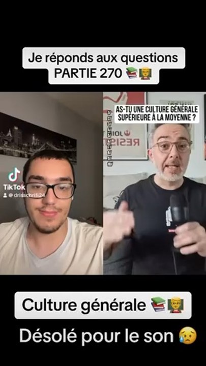 Je réponds aux questions PARTIE 270 culture générale