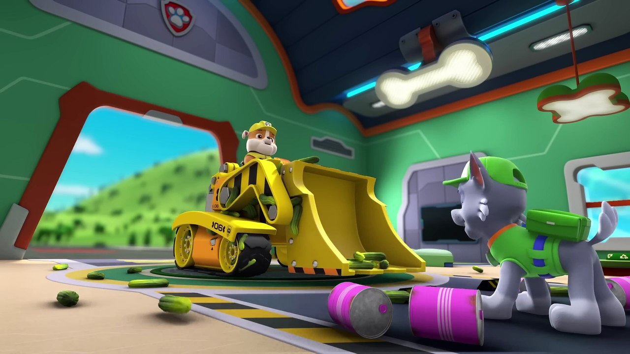Rubble_s Bulldozer is in a Pickle_ - Rocky_s Garage - Cartoons for Kids