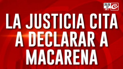 La Justicia cita a declarar a Macarena