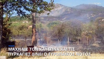 Μάχη με τις πυρκαγιές και τον καύσωνα δίνει ο ευρωπαϊκός νότος