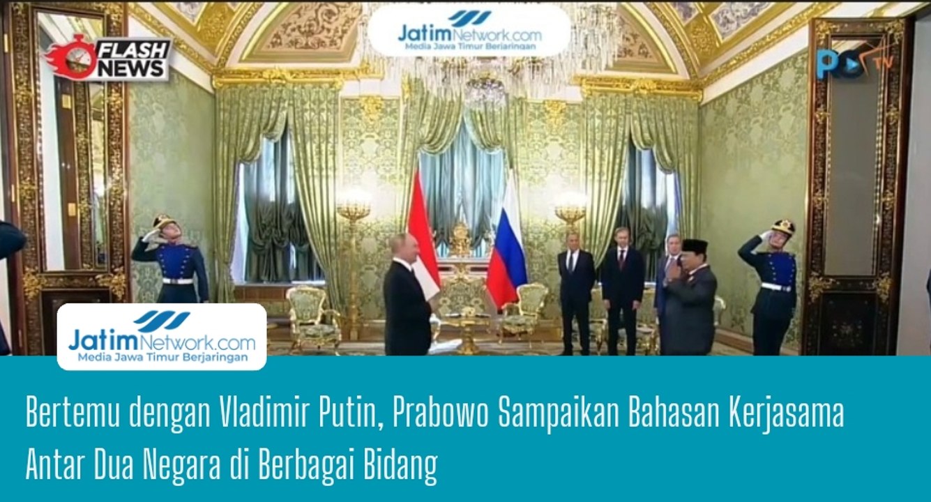Bertemu dengan Vladimir Putin, Prabowo Sampaikan Bahasan Kerjasama Antar Dua Negara di Berbagai Bidang