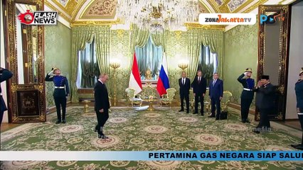 PRABOWO TEMUI VLADMIR PUTIN BAHAS KERJA SAMA INDONESIA DAN RUSIA DI BERBAGAI BIDANG