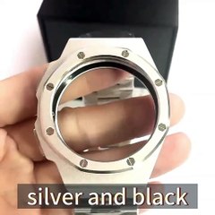 Luxury Modification Kit For Samsung Galaxy watch 6 classic Smart watch Stainless Steel case band 43mm 47mm Bezel Frame Case