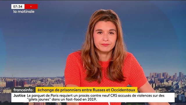 Le président américain Joe Biden a accueilli hier soir aux Etats-Unis trois des détenus libérés par la Russie, parmi lesquels le journaliste américain Evan Gershkovich - VIDEO