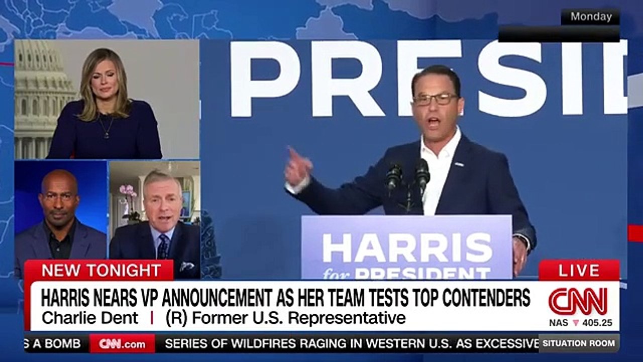 "The Math is the Math": Van Jones Endorses Shapiro as Strong VP Pick for Harris