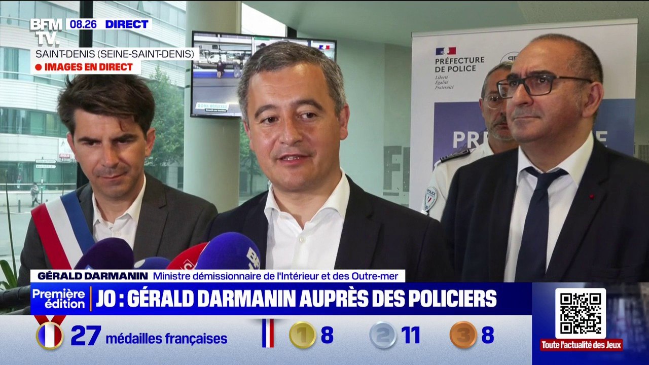 Gérald Darmanin: "Les moyens dans la sécurité mis en place à Saint-Denis resteront après Jeux olympiques"