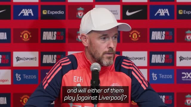 Ten Hag won't take risks with Rashford and Antony for Liverpool clash