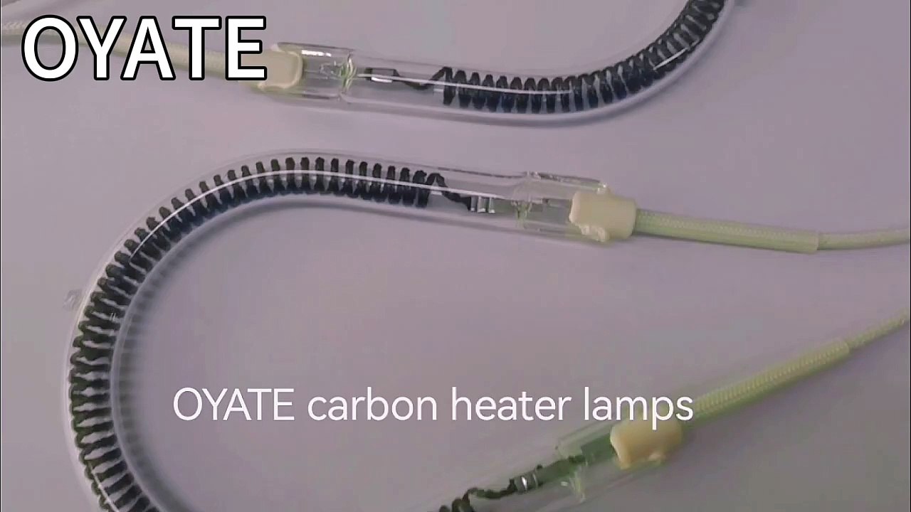 900w Small Sun Heater Heating Lamp Tube Pear-shaped Carbon Tube Halogen Tube medium infrared Electric Stove Ring Fittings