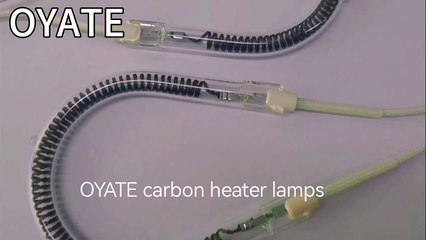 900w Small Sun Heater Heating Lamp Tube Pear-shaped Carbon Tube Halogen Tube medium infrared Electric Stove Ring Fittings