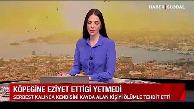 Köpeğine eziyet ettiği yetmedi, kayda alan kişiyi ölümle tehdit etti: Senin kafanı keseceğim
