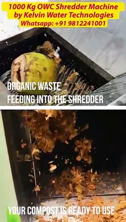 Shredder + Composter _ Shredder Organic Waste and use it as compost #shorts