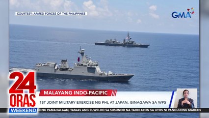 1st Joint Military Exercise ng PHL at Japan, isinagawa sa WPS | 24 Oras Weekend