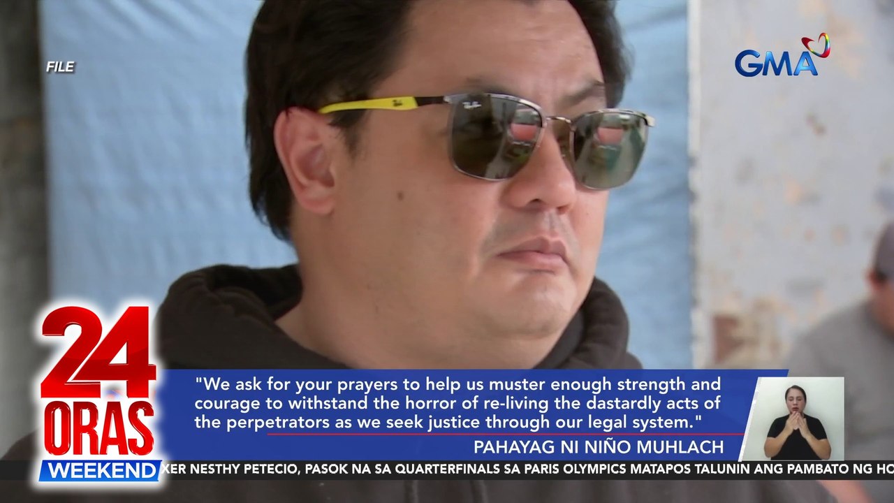 Niño Muhlach, humiling ng dasal matapos magsampa ng reklamo sa NBI ang anak na si Sandro laban sa 2 indibidwal | 24 Oras Weekend
