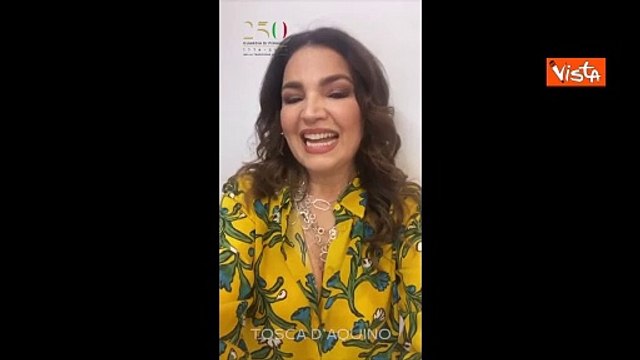 250 anni della Guardia di Finanza, gli auguri di Tosca D'Aquino alle Fiamme Gialle