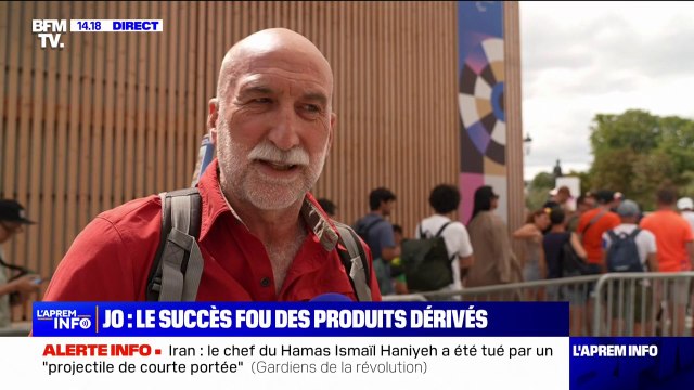 Deux t-shirts, des magnets pour coller sur le frigo et l'affiche des Jeux : les produits dérivés des JO rencontrent un franc succès