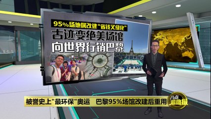 巴黎奥运：历史古迹变身绿色运动场，省钱又环保🌿