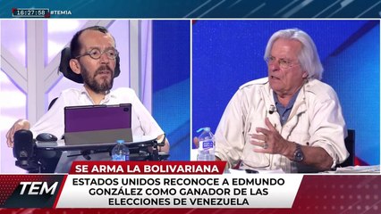 Sopapo de Javier Nart a Pablo Echenique en directo: "¡En Venezuela hay un régimen ladrón, represivo, torturador y asesino!"