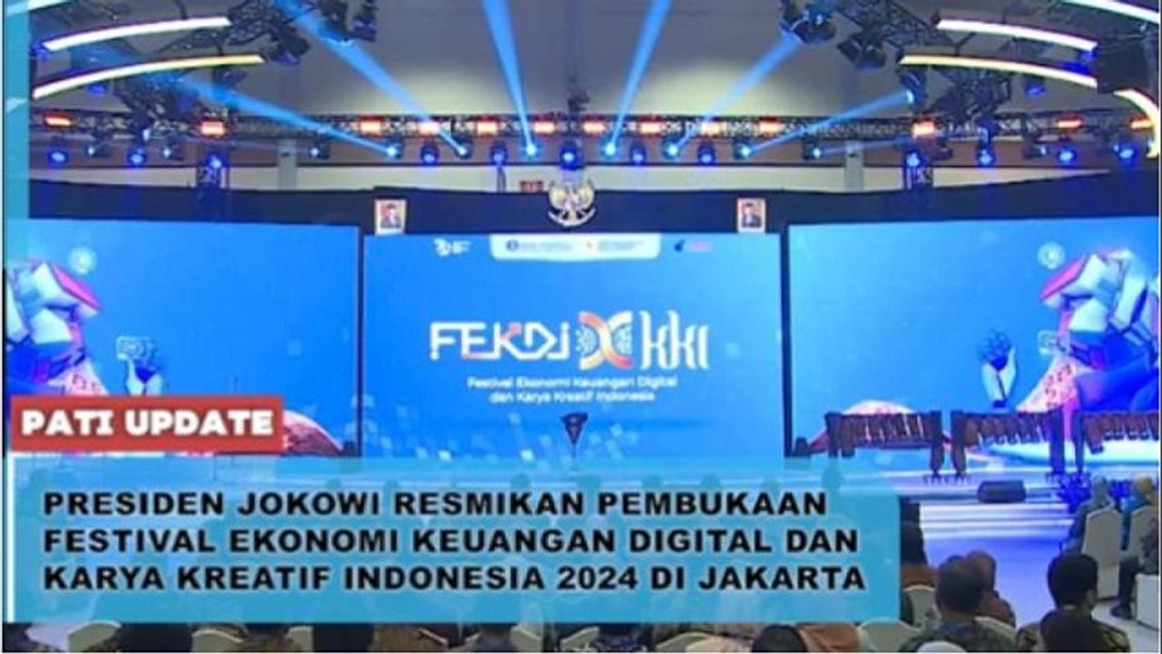 Terbukti Berperan Penting, Jokowi Resmikan Pembukaan Festival Ekonomi Keuangan Digital dan Karya Kreatif Indonesia