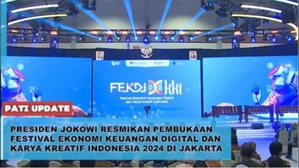 Terbukti Berperan Penting, Jokowi Resmikan Pembukaan Festival Ekonomi Keuangan Digital dan Karya Kreatif Indonesia