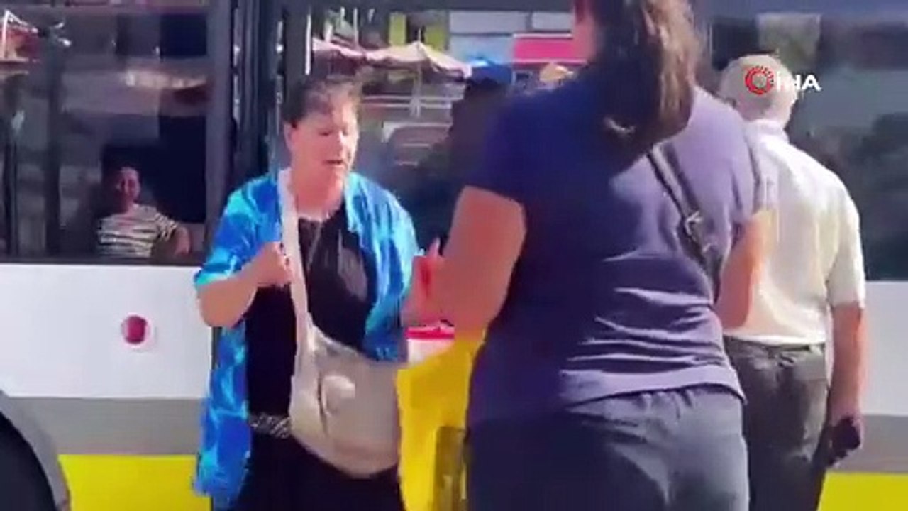 Otobüste yer kavgası