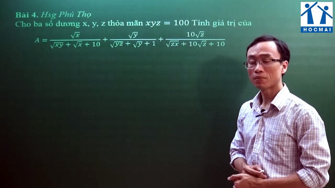 12. Bài 03. Chứng minh đẳng thức. (Luyện thi vào 10 Chuyên Toán CT1 ) - HOCMAI 2024-05-13 16_00