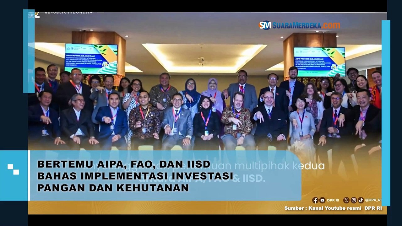 Bertemu AIPA, FAO dan IISD Bahas Implementasi Investasi Pangan dan Kehutanan
