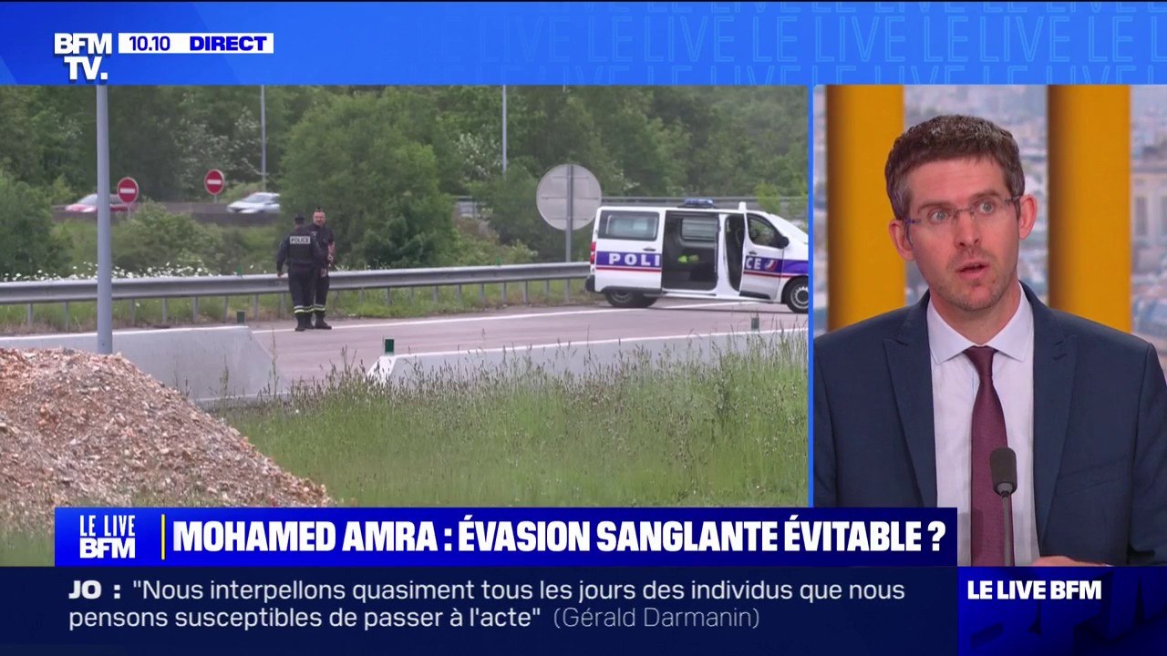 Rapport sur l'évasion de Mohamed Amra: Cédric Logelin (porte-parole du ministère de la Justice) évoque la mise en place des fourgons banalisés "à partir de 2025"