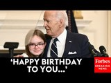 VIRAL MOMENT: President Biden Sings Happy Birthday To Daughter Of Recently Freed Alsu Kurmasheva