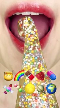 asmr EMOJI FOOD HONEY CANDY MUKBANG 꿀 캔디 이모지 먹방 eating sounds