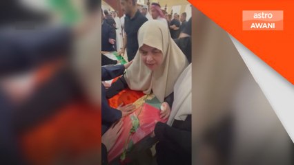 Tangisan Isteri Ismail Haniyeh Saat Jenazah Suaminya Pulang ke Doha 😢