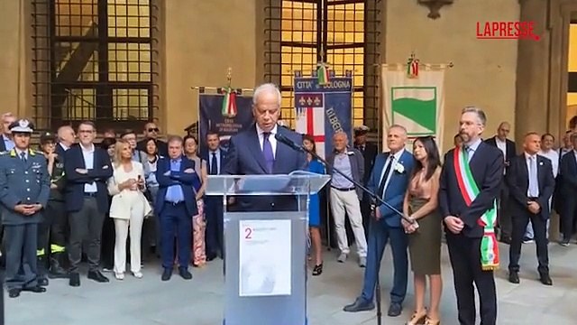 Strage di Bologna, Piantedosi: «Cicatrice permanente, la democrazia non è una conquista scontata»