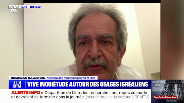 Ange Dan Kalderon (membre des familles Kalderon et Dan): Nous ne sommes même plus des familles d'otages, nous craignons d'être des familles de dépouilles d'otages
