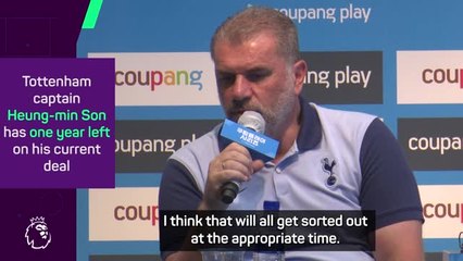 Son contract situation 'not really my area' - Postecoglou