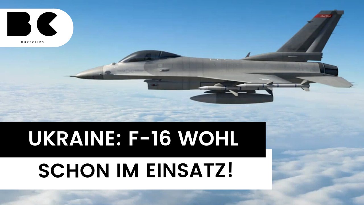 Ukraine: F-16-Jets fliegen schon Kampfeinsätze!