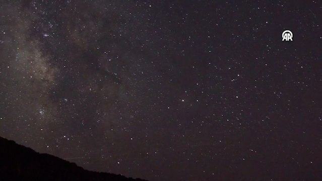 Gökçeada’da Samanyolu Galaksisi böyle görüntülendi