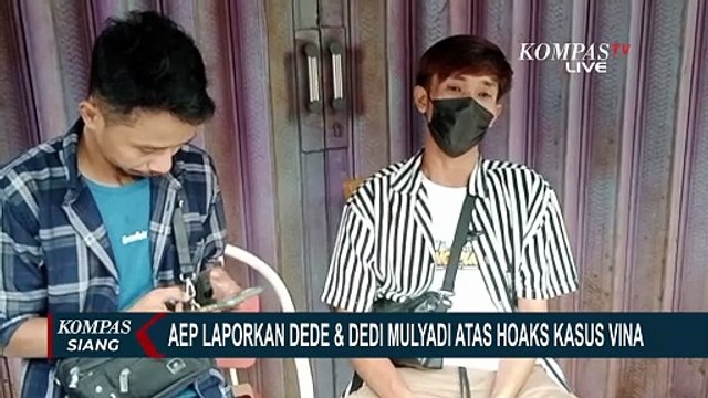 Kepada Polda Metro Jaya, Aep Laporkan Dede dan Dedi Mulyadi Atas Berita Bohong Kasus Vina!