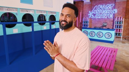 Legendary popstar Craig David hosted an incredible rave – in a London launderette