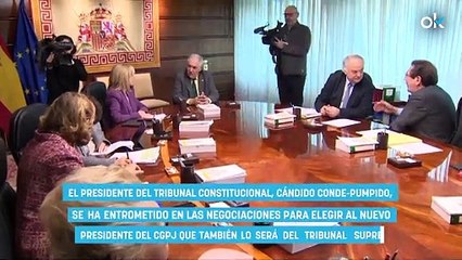 Pumpido presiona en la negociación sobre el presidente del CGPJ: "El martes irá rapidito y será mujer"