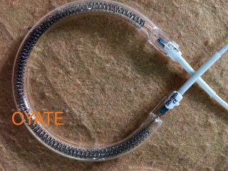 Round shape near infrared lamp oven lamp 150mm 1300w