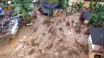 Aerial images show destruction caused by India's landslides