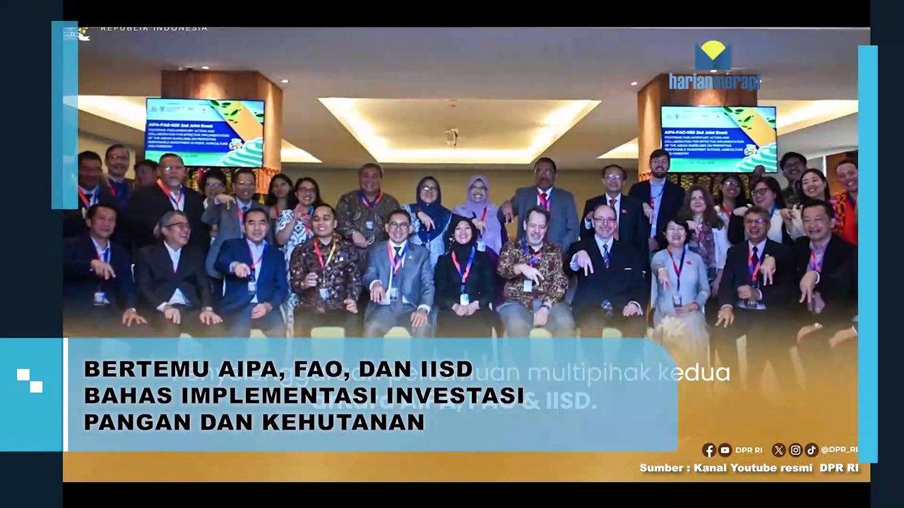 Bertemu AIPA, FAO dan IISD Bahas Implementasi Pangan dan Kehutanan